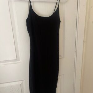 Elegant Black Slip Dress